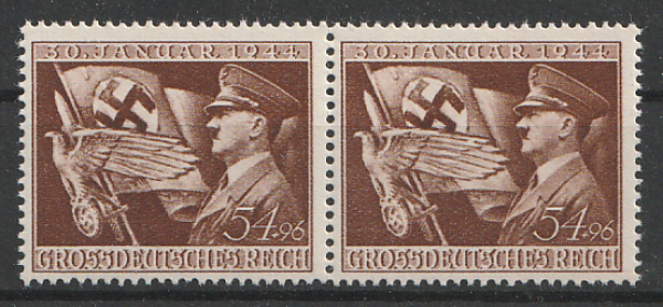 Michel Nr. 865 II, Machtergreifung postfrisch.